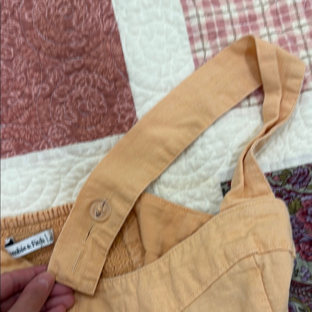 Abercrombie & Fitch Yellow Fitted Bustier Tank Top - Picture 5 of 6